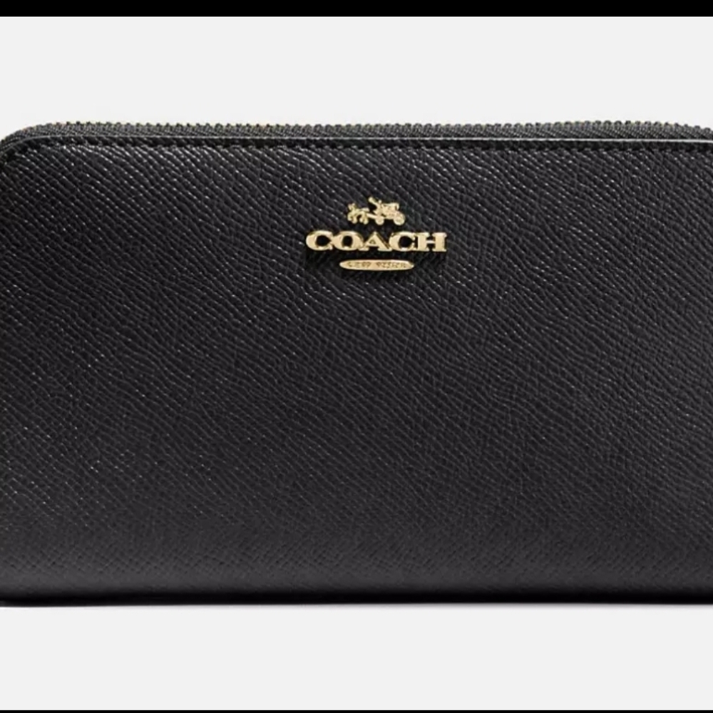 Coach Black Leather Wallet